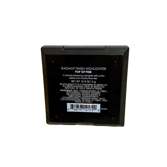 Believe Beauty Radiant Finish Highlighter 0.14oz Pop of Pink - Picture 3 of 3